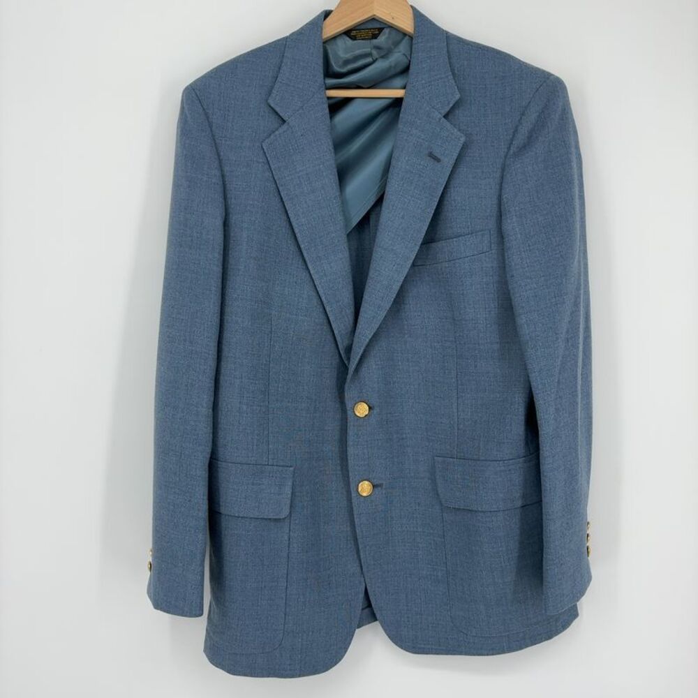 John Weitz by Palm Beach Men's Blue Sport Coat